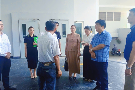 SHP PLAZA迎接海防市跨部门消防安全专项调研工作组到访调研